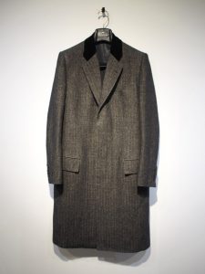 Linen Wool Chesterfield Coat